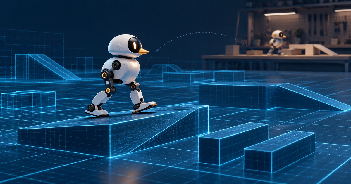 NVIDIA connects AI agents and simulation in a Microduck workflow